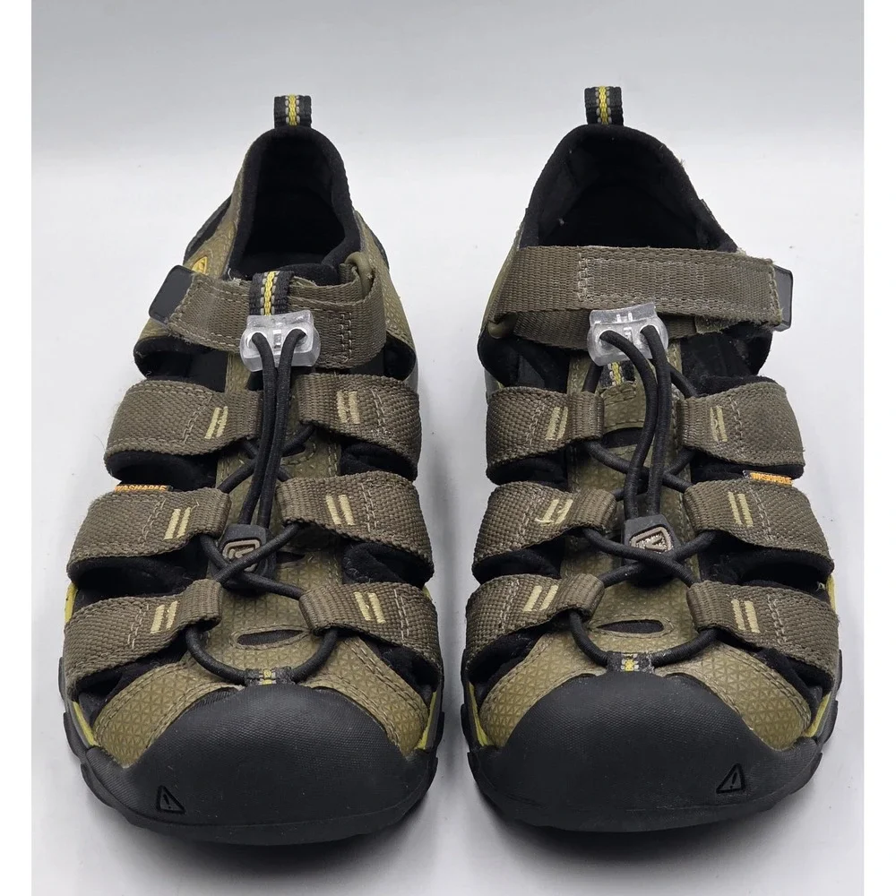 KEEN Newport Kids Size 3 Big Kids Green Water Sandals Closed Toe